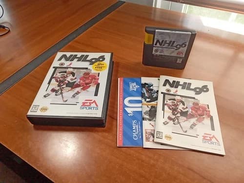 NHL 96 (Sega Genesis, 1995) CIB Complete *TESTED*