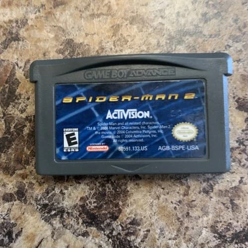 Spider-Man 2 (Nintendo Game Boy Advance, 2004) GBA Tested And Working