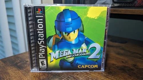 MEGA MAN LEGENDS 2 Sony PlayStation PS1 2000 Black Label Capcom NO REG CARD