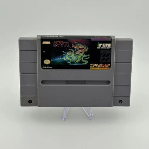 Super R-Type Super Nintendo Snes Cleaned Tested Authentic
