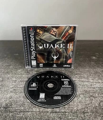 Quake II (PS1 Sony PlayStation 1, 1999) CIB With Reg Card Tested & Working