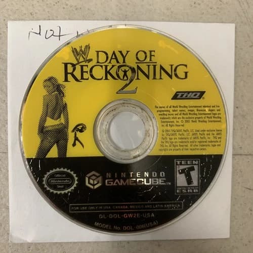 *DOESN’T READ* WWE: Day of Reckoning 2 (NGC Nintendo GameCube, 2005)