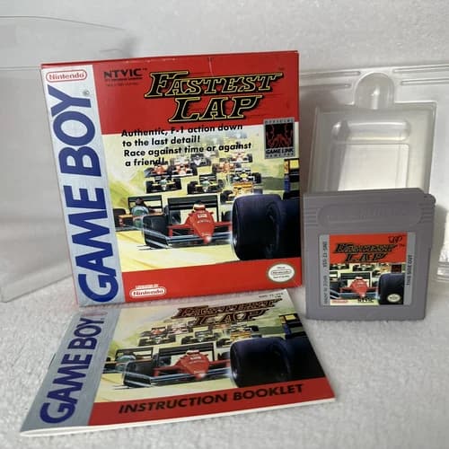 Fastest Lap⭐Complete CIB⭐Nintendo Gameboy Authentic Original Rare Box NTSC USA