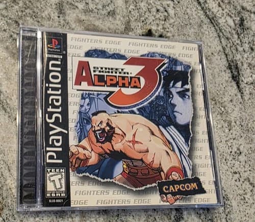 Street Fighter Alpha 3 PlayStation 1 PS1 Complete w/ Manual, Tested