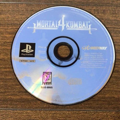 Mortal Kombat 4 (Sony PlayStation 1, 1998) PS1 Resurfaced Disc Only