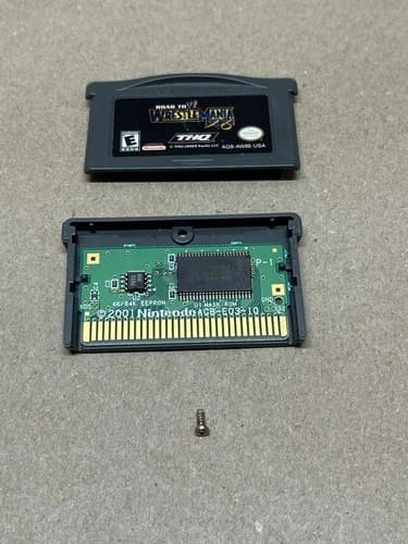 WWE Road to Wrestlemania X8 (2002) Nintendo Game Boy Advance Cart Authentic GBA