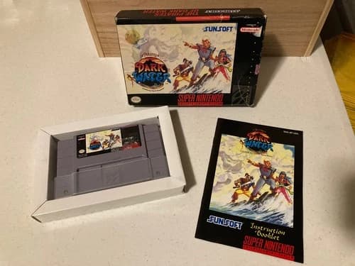 The Pirates of Dark Water Super Nintendo SNES CIB Complete with box and manual