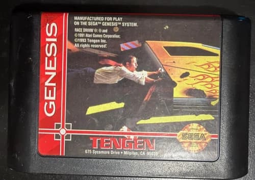 Race Drivin' - GEN Sega Genesis - Tengen - Good Condition
