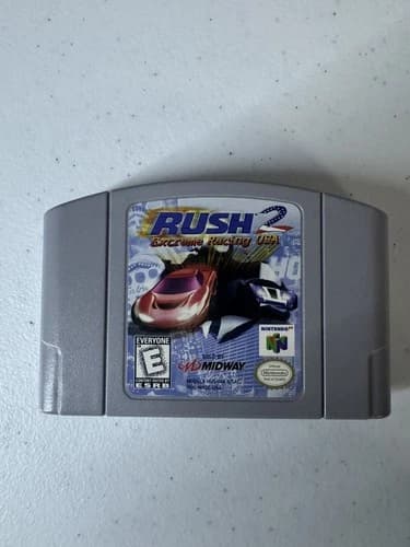 Rush 2 Extreme Racing USA (Nintendo 64 N64) - AUTHENTIC, TESTED, MINT