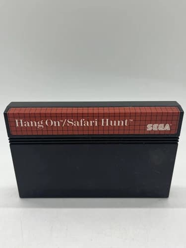 Hang On / Safari Hunt - Sega Master System - Authentic Cleaned & Tested