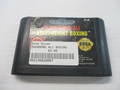 Muhammad Ali Heavyweight Boxing Sega Genesis - Game cart only