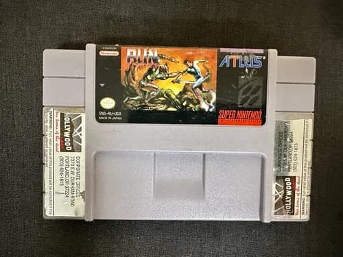 Run Saber (Super Nintendo SNES, 1993) Authentic Cartridge – Tested & Working