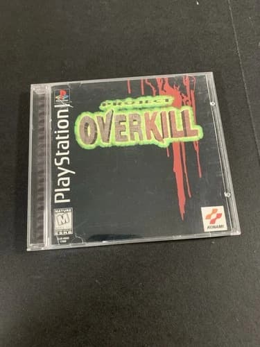 Project Overkill (Sony PlayStation 1, 1996) PS1 CIB w/ Manual