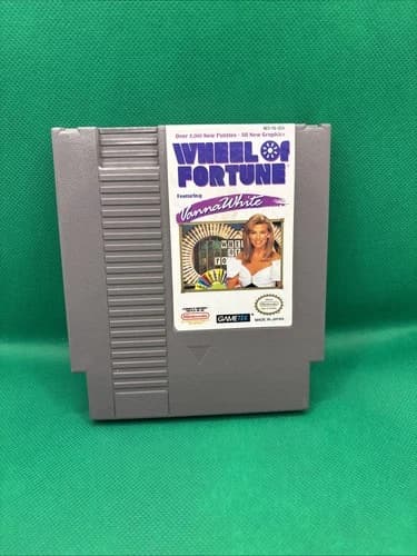 Wheel Of Fortune Vanna White Edition NES Nintendo.