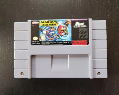 Mario’s Time Machine (1993) SNES Super Nintendo Tested!