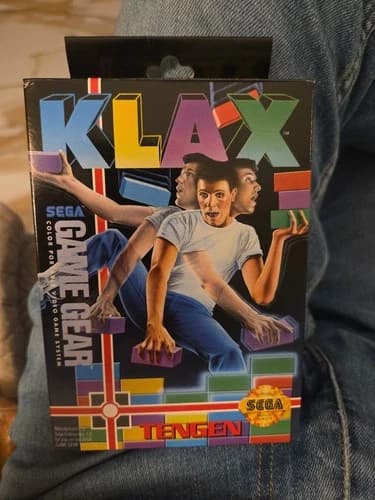 Klax (Sega Game Gear, 1991) CIB Complete in Box