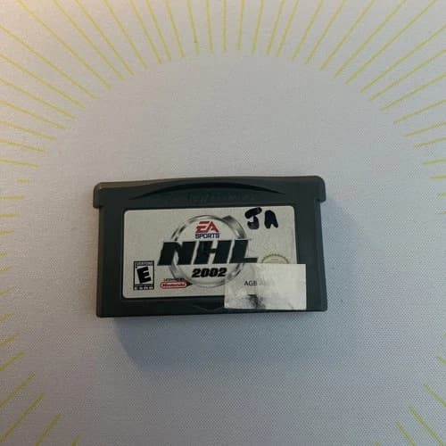 GBA NHL 2002 Hockey Nintendo Game Boy Advance Vintage Handheld Works