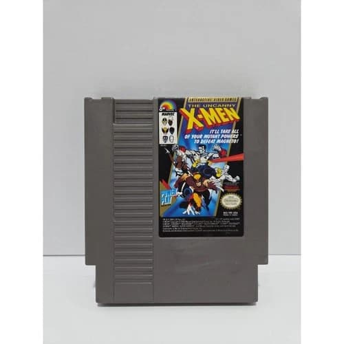 The Uncanny X Men LJN NES 1989 Nintendo Game Cartridge Marvel Action