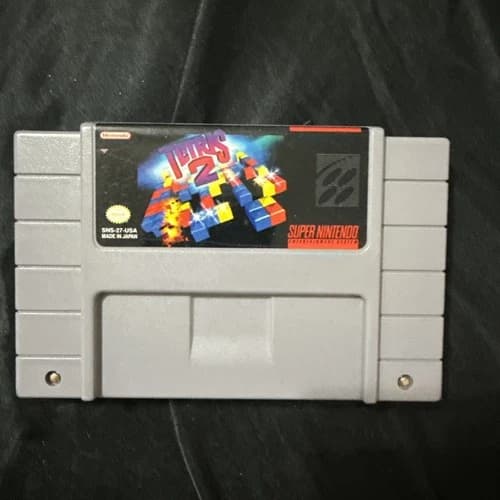 Tetris 2 (Super Nintendo 1994) SNES Authentic Video Game Vintage Retro