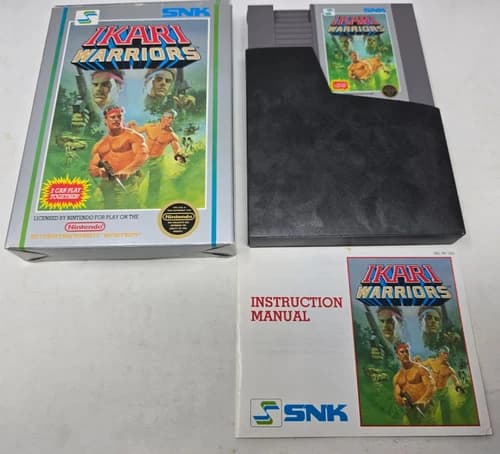 Ikari Warriors (Nintendo NES) - Complete CIB - Tested - Authentic