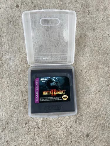 Sega Game Gear Mortal Kombat 2 Game Cartridge