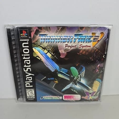 Thunder Force V: Perfect System (Sony PlayStation 1) CIB - Tested - Free Ship