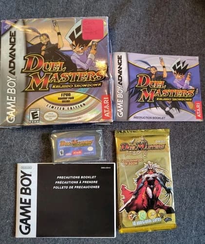 GBA Duel Masters Kaijudo Showdown Nintendo Game Boy Advance, Complete Unused