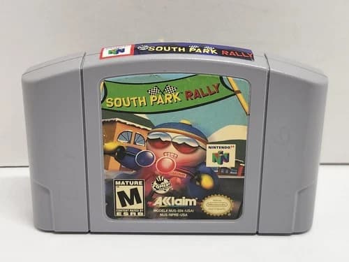South Park Rally Nintendo 64 N64 Authentic Tested Cart Only Blockbuster Label