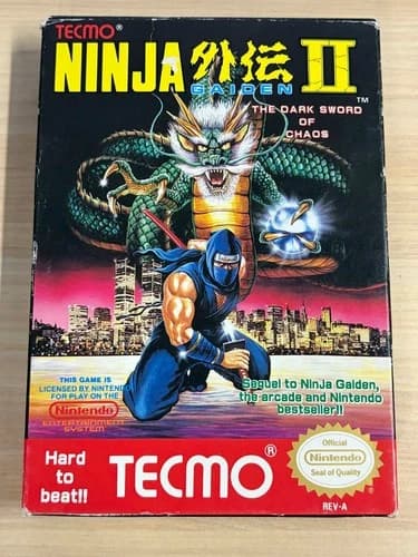 Ninja Gaiden 2 (Nintendo Entertainment System NES, 1989) Missing Manuals
