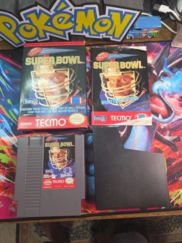 Tecmo Super Bowl (Nintendo NES) Complete in Box CIB