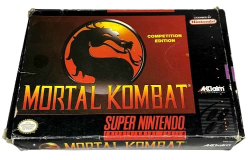 Mortal Kombat Super Nintendo SNES Boxed *Complete* NTSC