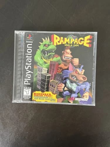 Rampage World Tour - Sony PlayStation 1 PS1