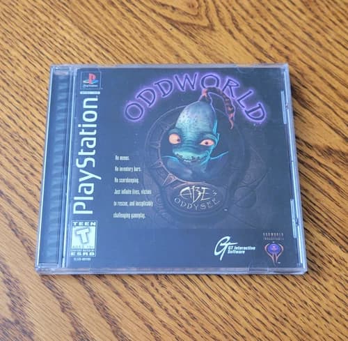 Oddworld: Abe's Oddysee (Sony PlayStation 1, 1997) PS1 - Black Label - Fast Ship