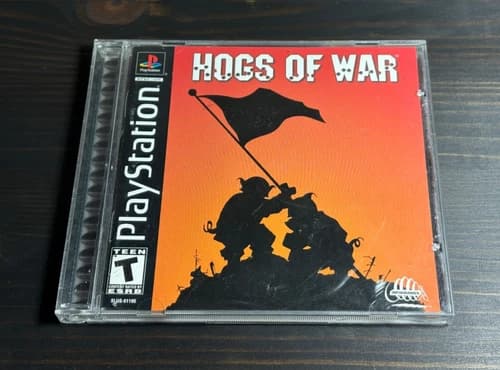 Hogs of War (Playstation 1 PS1) – good condition, complete CIB!