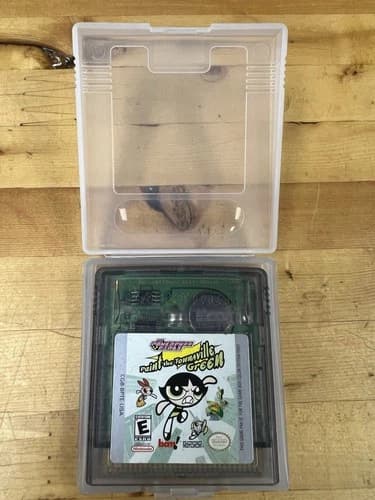 Powerpuff Girls: Paint the Townsville Green (Nintendo Game Boy Color, 2000)