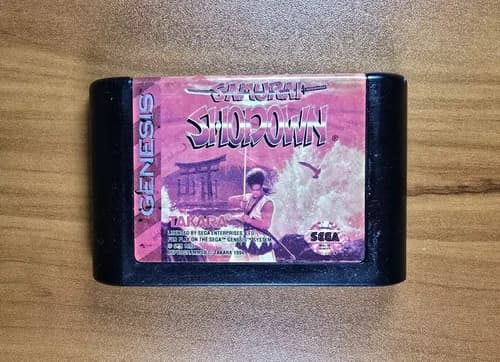 Samurai Showdown (Sega Genesis, 1994) Cartridge Only - Tested Working