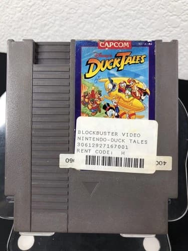 Duck Tales Nintendo Entertainment System NES 1985 Capcom BLOCKBUSTER Official