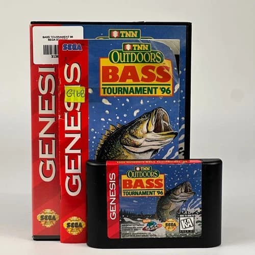 TNN Outdoors Bass Tournament 96 - Sega Genesis Game - CIB Complete in Box