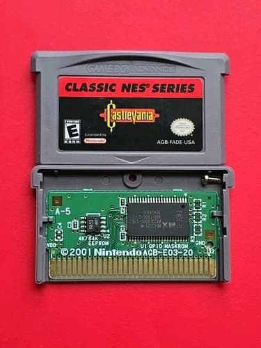Castlevania Classic NES Series Nintendo Game Boy Advance Authentic Saves
