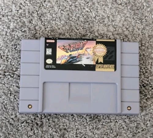 F-Zero SNES (Super Nintendo Entertainment System, 1991) TESTED & WORKING