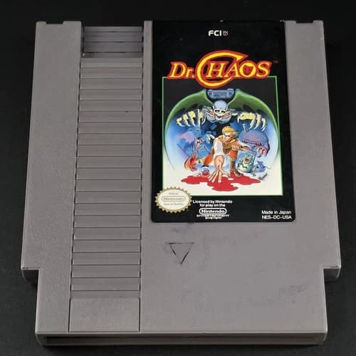 Dr. Chaos (Nintendo Entertainment System, 1988) NES Authentic Cart Only Tested