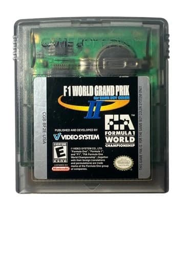 F1 World Grand Prix II (Nintendo GameBoy Color, 2000) Cartridge Only! Tested