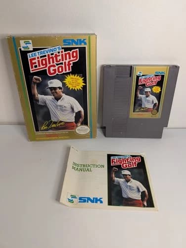 Lee Trevino's Fighting Golf - Nintendo NES, Complete CIB, Next Day Shipping