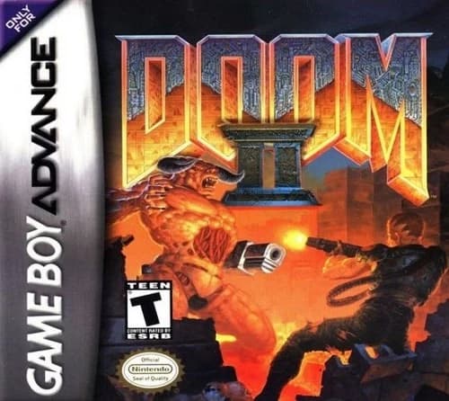 DOOM II 2 (NINTENDO GAME BOY ADVANCE GBA) Cart Only Tested Working