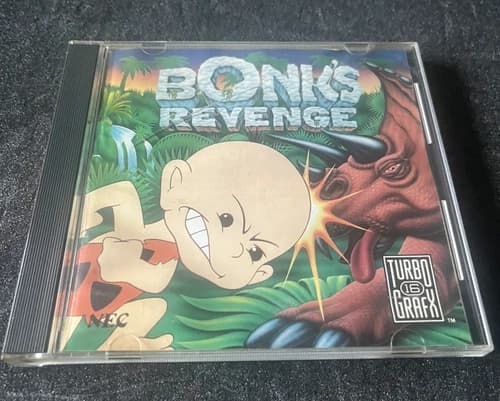 Bonk’s Revenge TurboGrafx-16 Complete Authentic