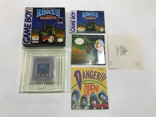 David Crane's The Rescue of Princess Blobette (Nintendo Game Boy) COMPLETE CIB