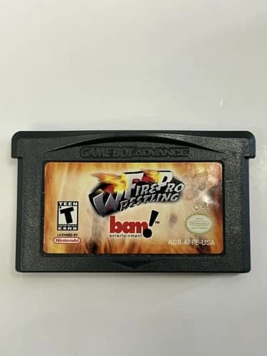 Fire Pro Wrestling (Nintendo Game Boy Advance, 2001) Authentic Tested Working