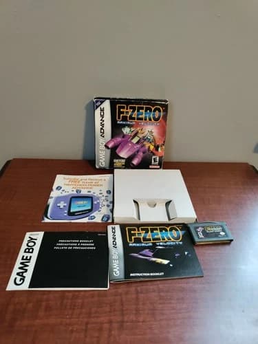 F-Zero Maximum Velocity Nintendo Game Boy Advance GBA Complete in Box CIB Tested
