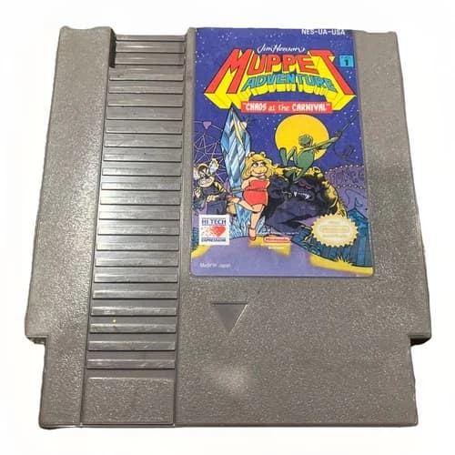 Muppet Adventure: Chaos at the Carnival – NES Nintendo – Tested & Working
