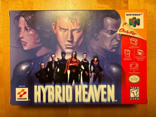 Hybrid Heaven (Nintendo 64 N64)Works Authentic Complete CIB